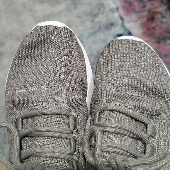 Adidas Tubular Shadow Green Glitter Size 7 - Picture 6 of 12